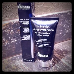 Dr. Brandt primer and exfoliator bundle